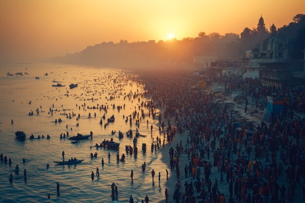 The Ganges, India’s holiest river, is not only a source of spiritual significance but also a unique canvas showcasing the country’s vibrant culture, traditions, and history.
